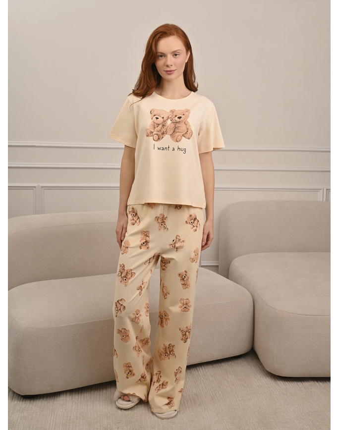 5285TBC Женская пижама (Ф+Брюки)